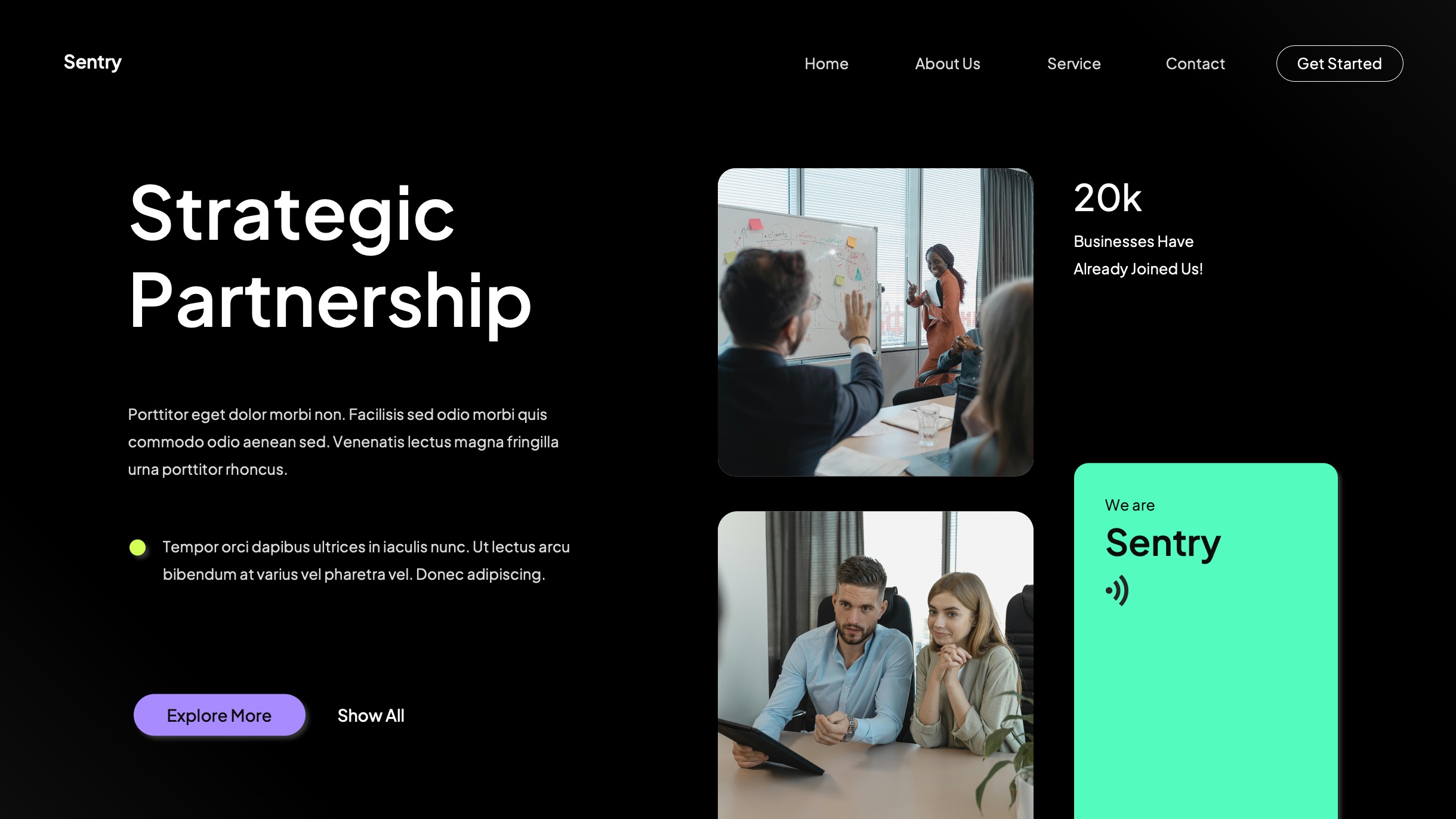 Black yellow Modern Business Company Profile Template, Presentation ...