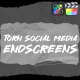 Torn Social Media Endscreens for FCPX