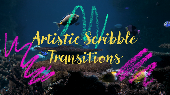 Artistic Scribble Transitions