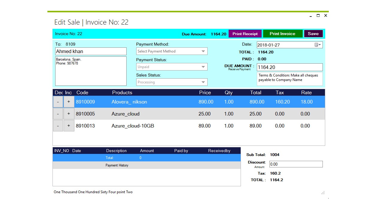 Accounting and Billing Invoice Software by dynamicsoft | CodeCanyon