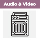 Audio & Video Icon
