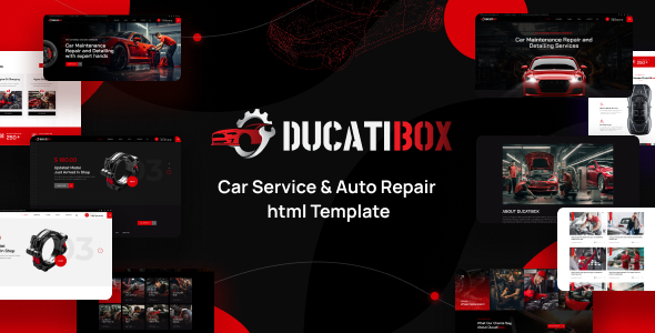 Ducatibox - Car Service & Auto Repair HTML Template