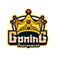 Golden Crown Mascot Logo Template