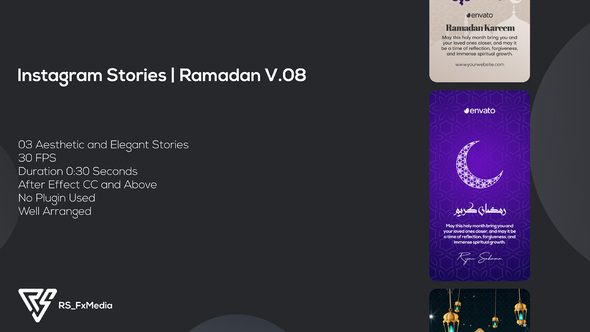 Instagram Stories | Ramadan Kareem V.08