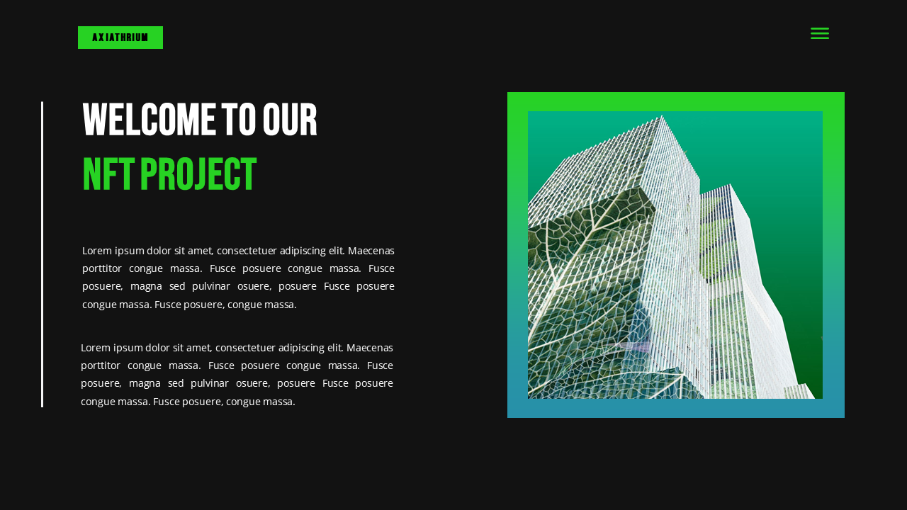 Axiathrium - Nft Google Slide Templates, Presentation Templates ...
