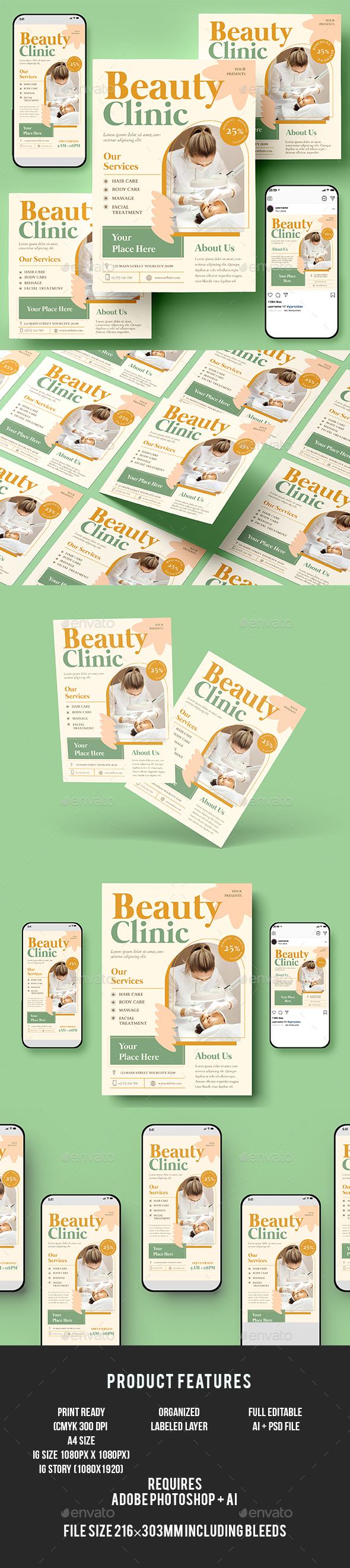 Beauty Clinic Flyer