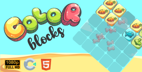 [DOWNLOAD]Color Blocks | Match 3 Game(construct3)