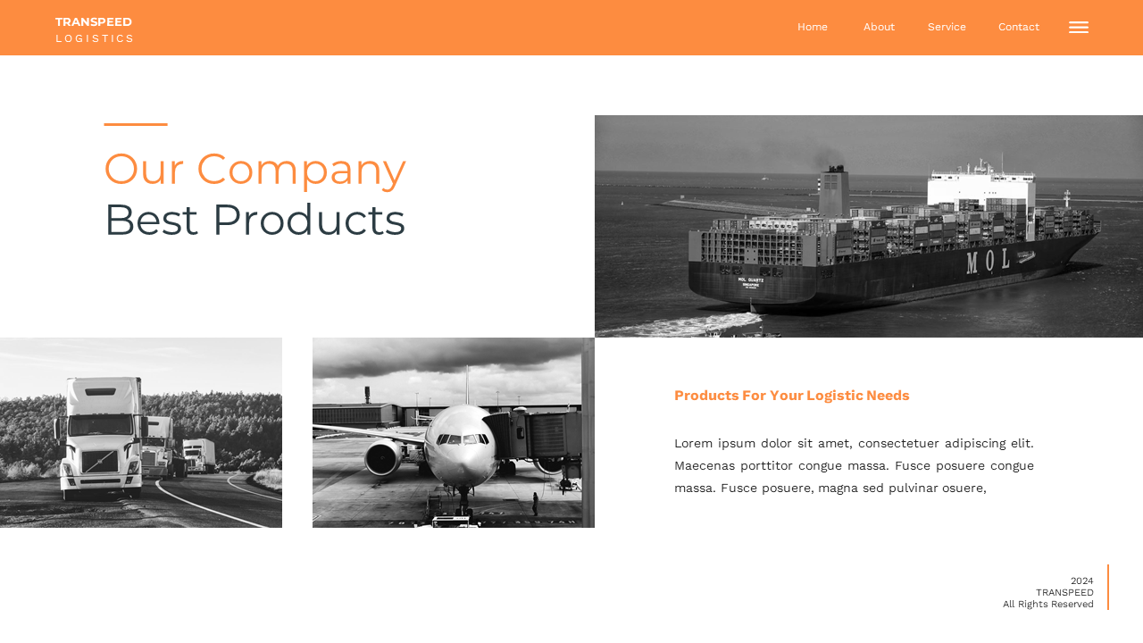 Transpeed - Logistic Powerpoint Templates, Presentation Templates ...