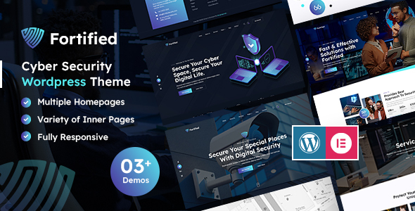 [DOWNLOAD]Fortified | IT & Cyber Security WordPress Theme