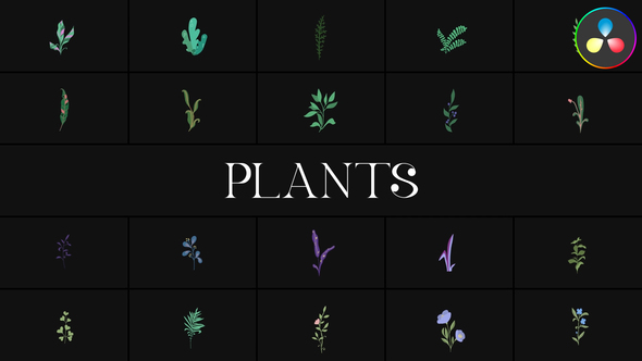 Plants for DaVinci Resolve