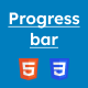 Simple to Implement Progress Bar HTML+CSS