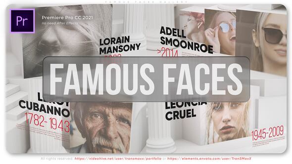 Famous Faces Gallery