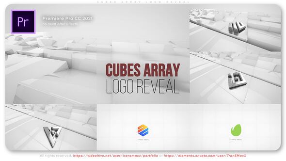 Cubes Array Logo Reveal