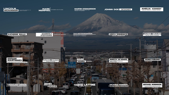 RGB Lower Thirds | AE Elements template preview