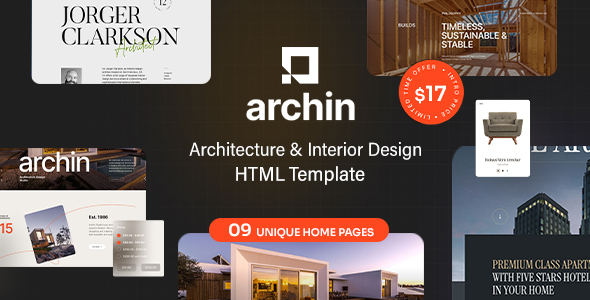 [DOWNLOAD]Archin - Architecture & Interior Design HTML Template