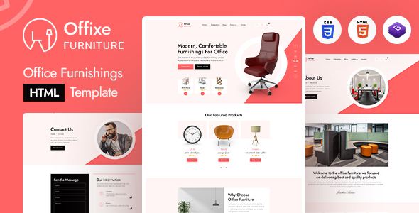 [DOWNLOAD]Offixe | Furniture HTML Template