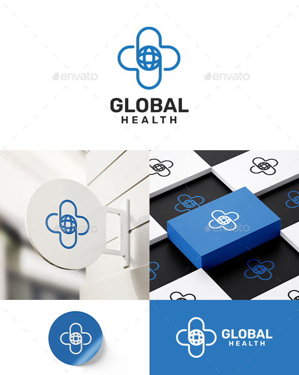 Global Health Logo Template