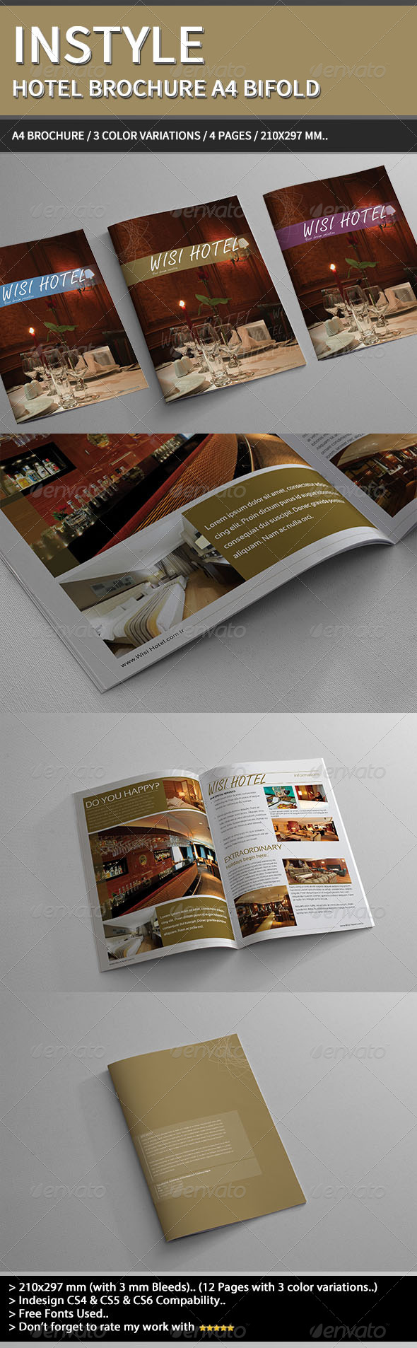 InStyle Hotel Brochure A4.. - Informational Brochures