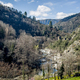Altier river flowing through a lush valley, Pied-de-Borne, Lozere, Cevenne, France, - PhotoDune Item for Sale