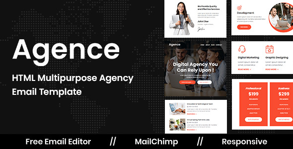 Agence - Multipurpose Responsive Email Template