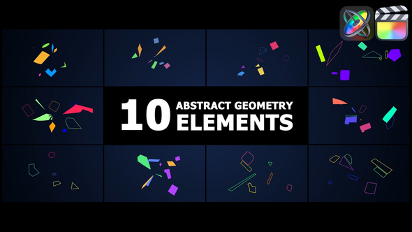 Abstract Geometry Elements | FCPX
