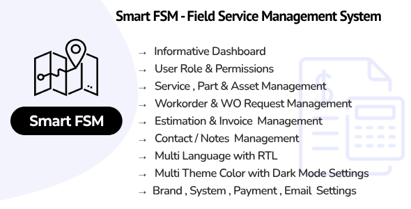 Smart FSM SaaS  Field Service Management System