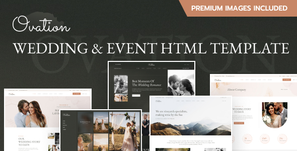 Ovation-Wedding & Event Photography HTML Template