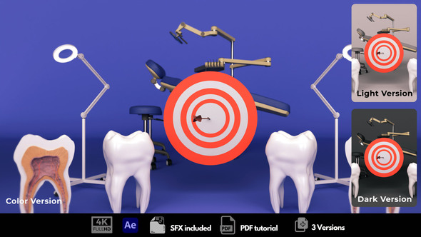 Dental Professionals Logo Stings template preview