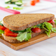 vegan sandwich with wholemeal bread - PhotoDune Item for Sale