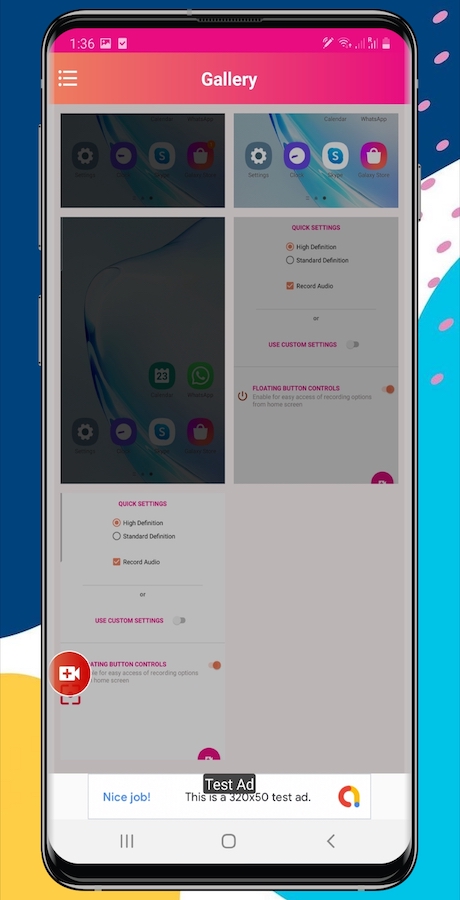 Galaxy Phones Samsung A30s Screen Recorder Samsung Galaxy A30s SM