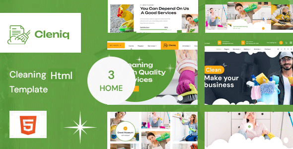 Cleniq – Cleaning Service HTML5 Template