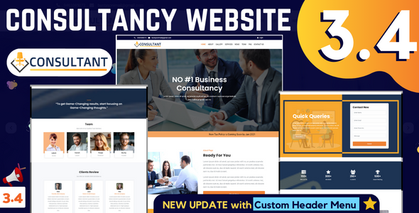 Consultancy Website with Admin Panel