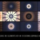 Circle Light Streaks BG Elements Orange V01 - VideoHive Item for Sale
