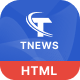 TNews Newspaper & Magazine HTML Template
