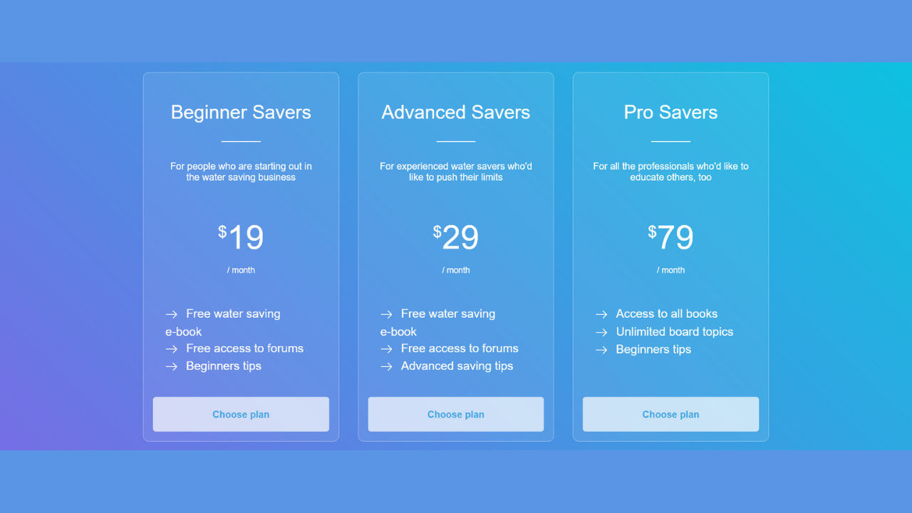 Gorilaa - Responsive Web Pricing Tables Grids by Meteros | CodeCanyon