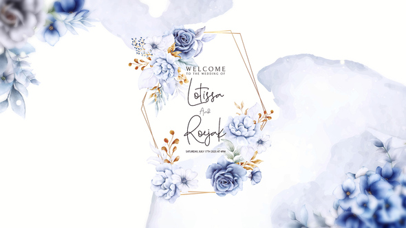 Wedding Intro V10 Video Displays template preview