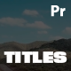 Title Animation | Premiere Pro 