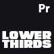 Lower Thirds | Premiere Pro 