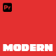 Modern Lower Thirds | Premiere Pro 