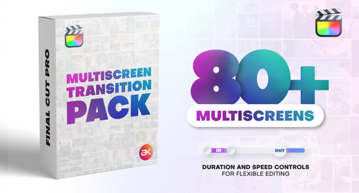 Multiscreen Transitions | Multiscreen Pack & Kids | Final Cut Pro