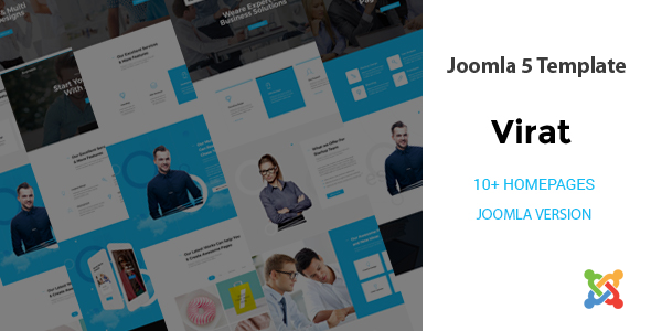 Virat - Joomla 5 Responsive Multi-Purpose Website Template