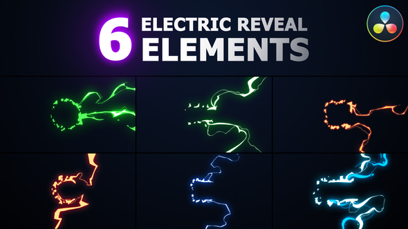 Electric Reveal Elements | DaVinci Resolve
