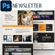 Photographer or Videographer Email Newsletter PSD Template
