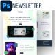 Business Email Newsletter PSD Template