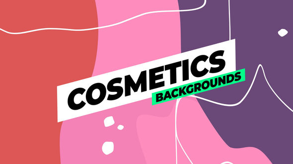 Cosmetics Backgrounds Elements template preview