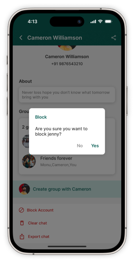 WhatsApp Clone App Template in React Native | Chat & Group Chat App ...