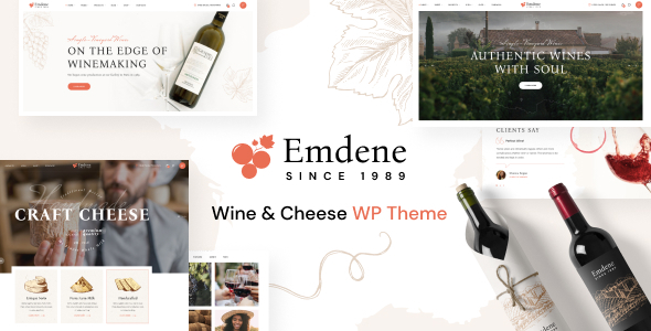 [DOWNLOAD]Emdene - Wine & Cheese WordPress Theme