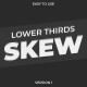 Skew Lower Thirds Titles - VideoHive Item for Sale