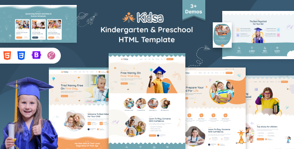 Kidsa - Kindergarten & School HTML5 Template