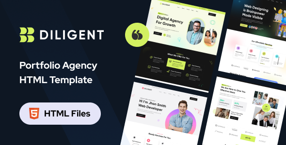 Diligent – Creative Agency & Portfolio HTML Template